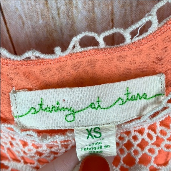 Urban Outfitters Staring at Stars peach lace tank - Picture 4 of 5